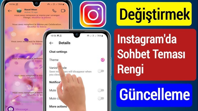 Instagram Sohbet Teması Rengi Nasıl Değiştirilir?