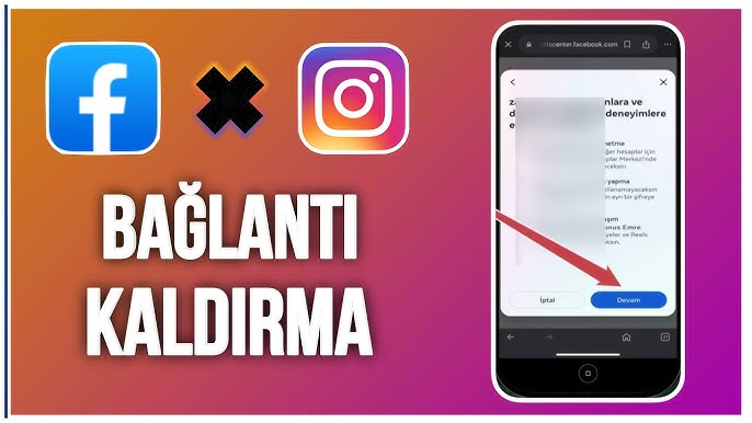 Instagram Facebook Bağlantı Kaldırma Nasıl Yapılır