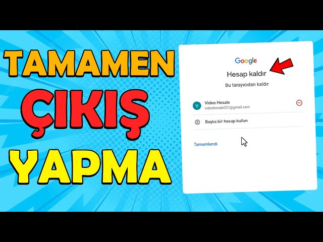 Google Hesabı Silme (Kaldırma)